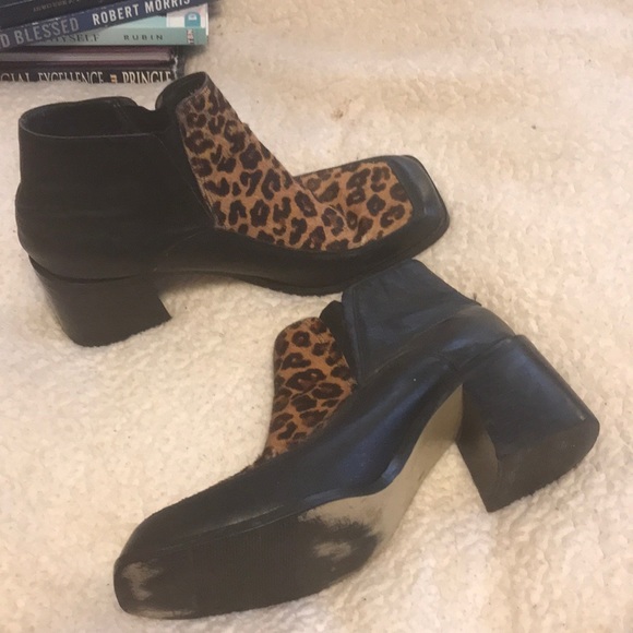 Boots Blk Leather - Picture 3 of 4